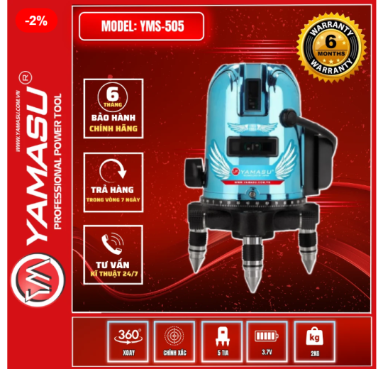 MÁY CÂN BẰNG LASER YAMASU YMS-505