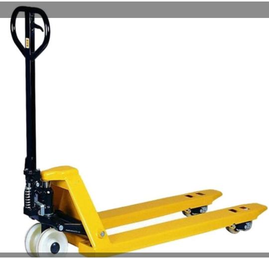 Xe nâng tay thấp bánh nhựa NITTO 3Tx550